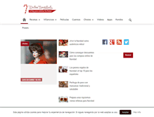 Tablet Screenshot of dulcenavidad.com